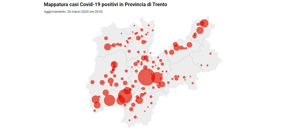 Coronavirus in Trentino, ecco dove sono avvenuti i 12 decessi